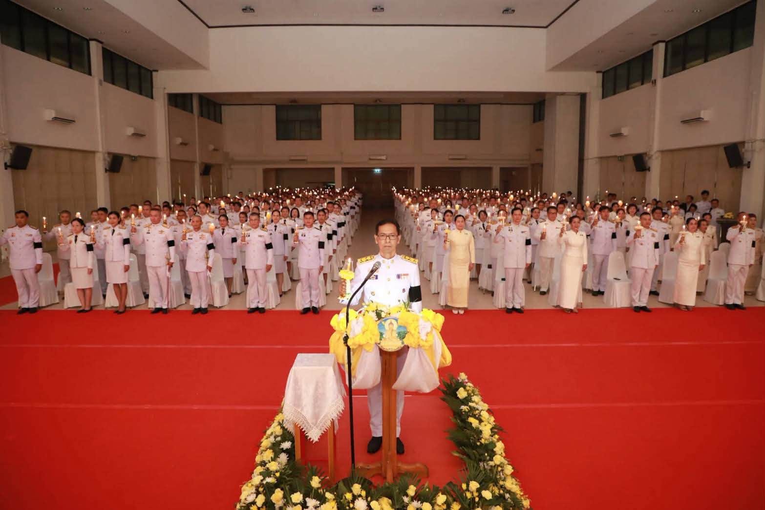 title - ร่วมพิธีเจริญพระพุทธมนต์และพิธีทำบุญตักบาตรถวายพระราชกุศล พิธีปล่อยพันธุ์สัตว์น้ำ กิจกรรมจิตอาสาพัฒนาบริเวณอ่างเก็บน้ำพุทธอุทยาน และพิธีถวายเครื่องราชสักการะและวางพานพุ่มและพิธีจุดเทียนชัยถวายพระพรชัยมงคล พระบาทสมเด็จพระเจ้าอยู่หัว